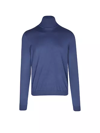 HUGO | Rollkragenpullover SAN THOMAS | blau