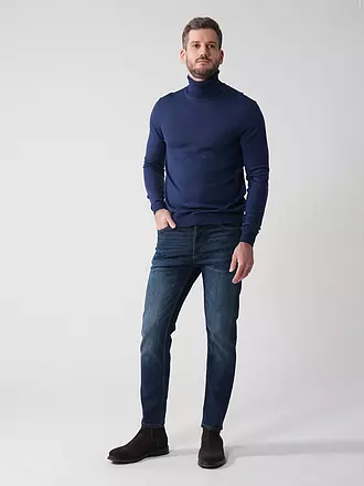 HUGO | Rollkragenpullover SAN THOMAS | blau