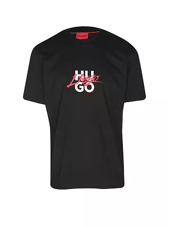 HUGO | T-Shirt DLONGNY | schwarz