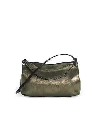 INA KENT | Ledertasche  - Mini Bag ORNAMENT ed. 2 | olive