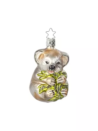 INGE GLAS | Weihnachtsschmuck -  Anhänger 8,5cm KARLCHEN KOALA Silber | silber