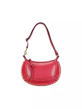 ISABEL MARANT | Ledertasche - Schultertasche OSKAN MOON | rot