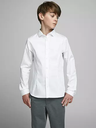 JACK & JONES | Jungen Hemd JJIPARMA | weiss