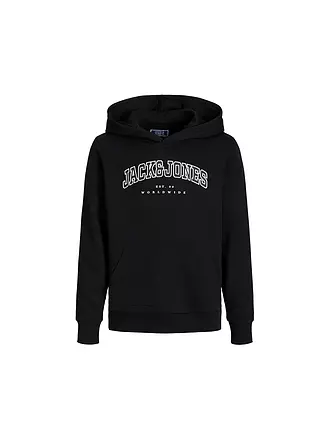 JACK & JONES | Jungen Kapuzensweater - Hoodie JJECALEB | schwarz