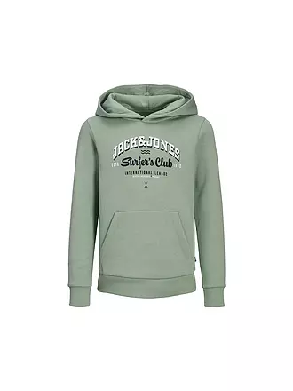 JACK & JONES | Jungen Kapuzensweater - Hoodie JJELOGO | hellgrün