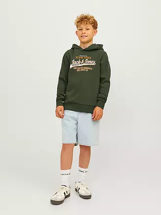 JACK & JONES | Jungen Kapuzensweater - Hoodie JJELOGO | dunkelblau