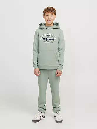 JACK & JONES | Jungen Kapuzensweater - Hoodie JJELOGO | petrol