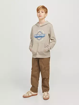 JACK & JONES | Jungen Kapuzensweater - Hoodie JJELOGO | hellgrün