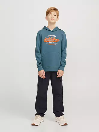 JACK & JONES | Jungen Kapuzensweater - Hoodie JJELOGO | hellgrün