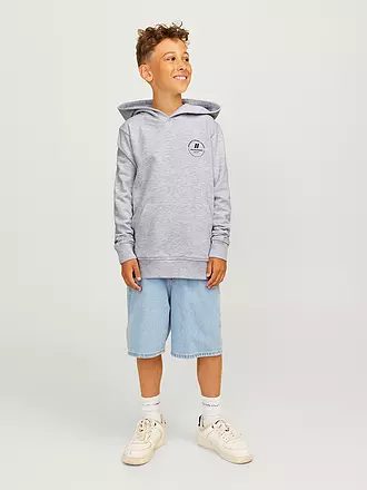 JACK & JONES | Jungen Kapuzensweater - Hoodie JJESWIFT | hellgrau