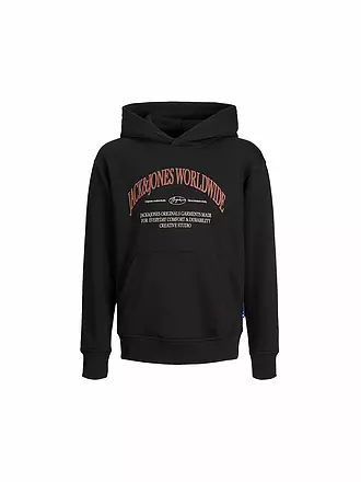 JACK & JONES | Jungen Kapuzensweater - Hoodie JORFREDERIKSBERG | schwarz