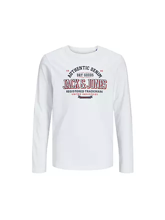 JACK & JONES | Jungen Langarmshirt  JJELOGO | weiss