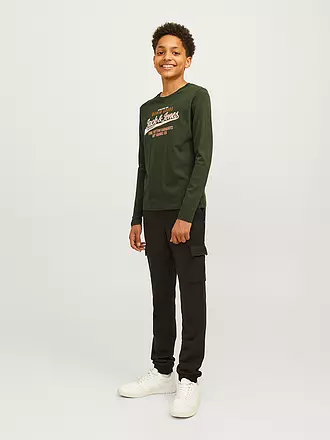 JACK & JONES | Jungen Langarmshirt  JJELOGO | dunkelblau