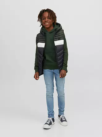 JACK & JONES | Jungen Steppgilet  JJEHERO | dunkelblau