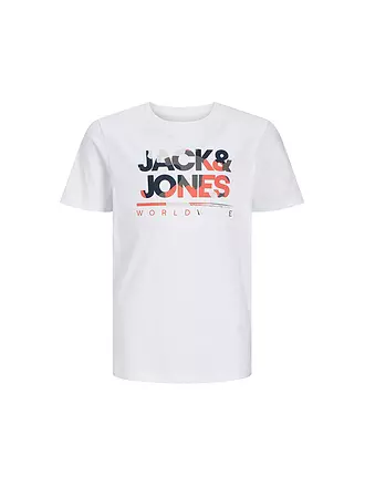 JACK & JONES | Jungen T-Shirt  JJLUKE | weiss