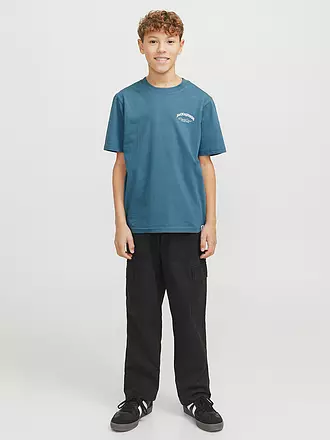 JACK & JONES | Jungen T-Shirt JJEBRANDES | petrol