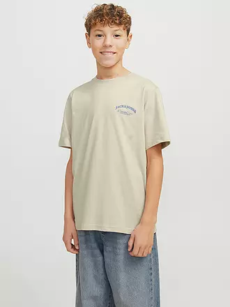 JACK & JONES | Jungen T-Shirt JJEBRANDES | hellbraun