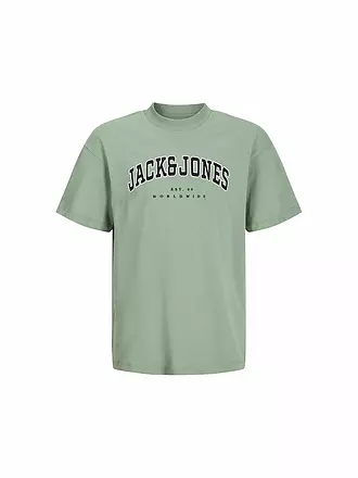 JACK & JONES | Jungen T-Shirt JJECALEB | hellgrün