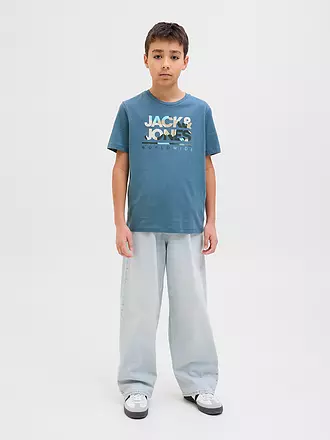 JACK & JONES | Jungen T-Shirt JJLUKE | petrol