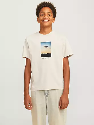 JACK & JONES | Jungen T-Shirt JORVESTERBRO | beige