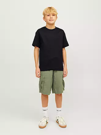 JACK & JONES | Jungen T-Shirt Loose Fit JJEURBAN EDGE | schwarz