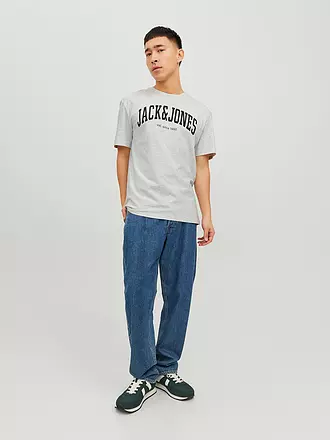 JACK & JONES | T-Shirt  JJEJOSH | dunkelgrün