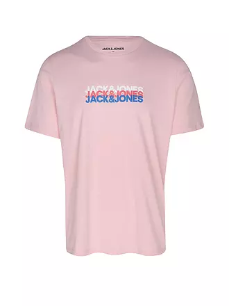 JACK & JONES | T-Shirt JJCYBER | rosa