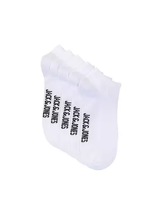 JACK & JONES | Jungen Sneakersocken 5er Pkg JACDONGO white/white - w | 