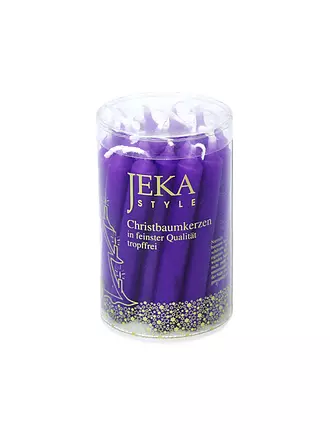 JEKA | Baumkerzen 20er Dose Violett | creme