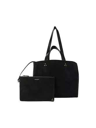 JEROME DREYFUSS | Ledertasche - Shopper LEON Medium | schwarz