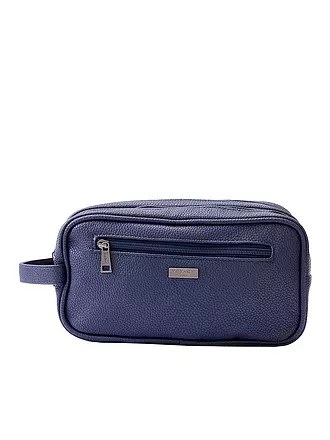 JJDK | Toilettetasche - Voyage-Herren ALFRED (navy blue) | hellbraun