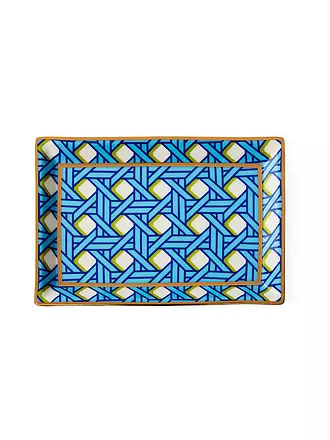 JONATHAN ADLER | Schale Rechteckig 17,7x12cm Hellblau | hellblau