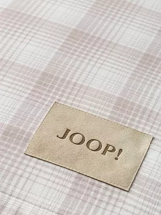 JOOP | Flanell Bettwäsche 70x90cm/140x200cm SOFT CHECKS Sand | beige