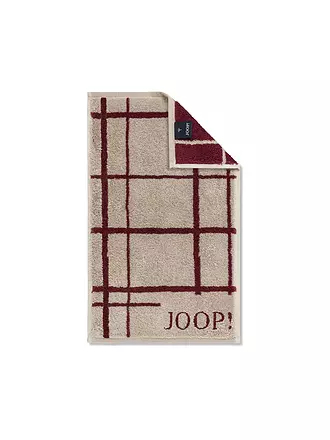 JOOP | Gästetuch SELECT LAYER 30x50cm Rouge | dunkelrot