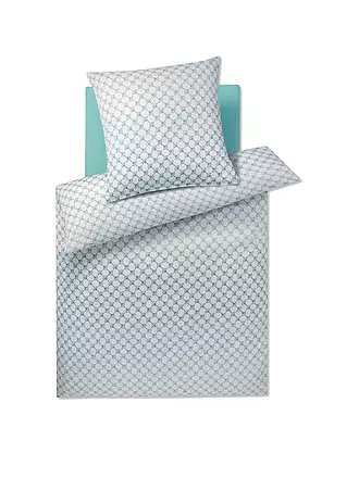 JOOP | Satin Bettwäsche 200x200cm CORNFLOWER GLEAM  Blush | mint