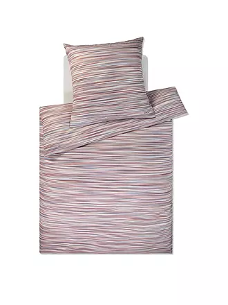 JOOP | Satin Bettwäsche VIVID 2x 70x90cm/140x200cm Blush | hellgrün