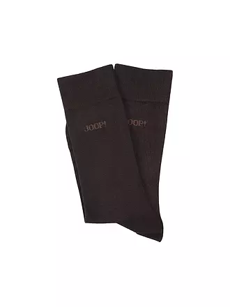 JOOP | Socken 2er Pkg. dark brown | hellgrau