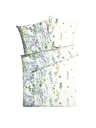 KAEPPEL | Flanell Bettwäsche 70x90cm/140x200cm INAYA Lavender | weiss