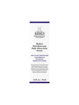 KIEHL'S | Gesichtscreme - Retinol Skin-Renewing Daily Micro-Dose Treatment 30ml | 