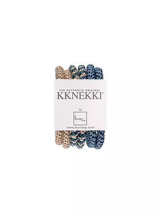 KKNEKKI | Haargummi 6er Pkg BUNDLE 12 | blau