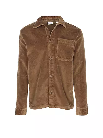 KNOWLEDGE COTTON APPAREL | Cord Overshirt | camel