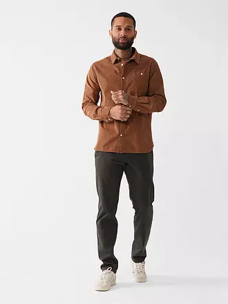 KNOWLEDGE COTTON APPAREL | Hemd Regular Fit | camel