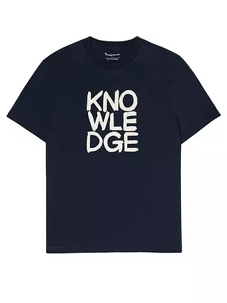 KNOWLEDGE COTTON APPAREL | T-Shirt | blau