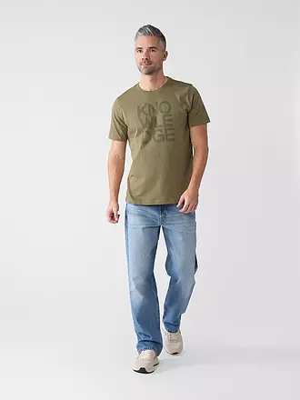 KNOWLEDGE COTTON APPAREL | T-Shirt | olive