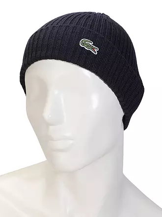 LACOSTE | Mütze - Beanie | schwarz