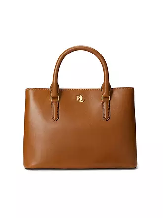 LAUREN RALPH LAUREN | Ledertasche - Henkeltasche MARCY 26 Small | braun