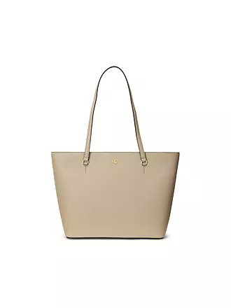 LAUREN RALPH LAUREN | Ledertasche - Shopper KARLY Medium | beige