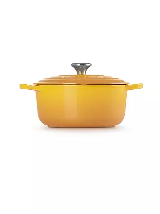 LE CREUSET | Bräter rund SIGNATURE 20cm/2,4l Garnet | gelb