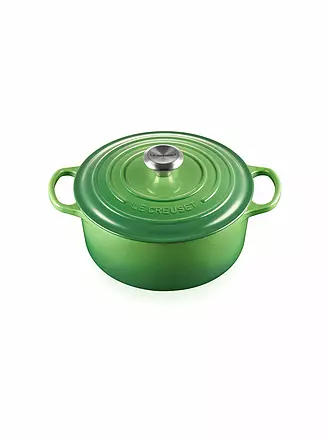 LE CREUSET | Bräter rund SIGNATURE 24cm Garnet | grün