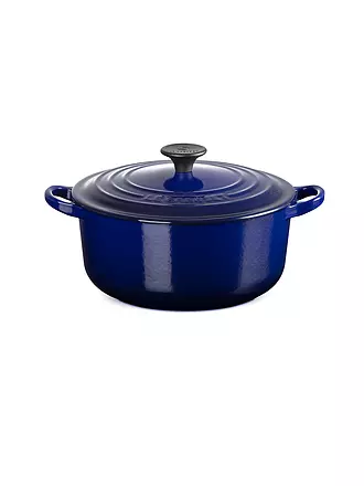 LE CREUSET | Bräter rund TRADITION 20cm/2,4l Indigo | dunkelblau